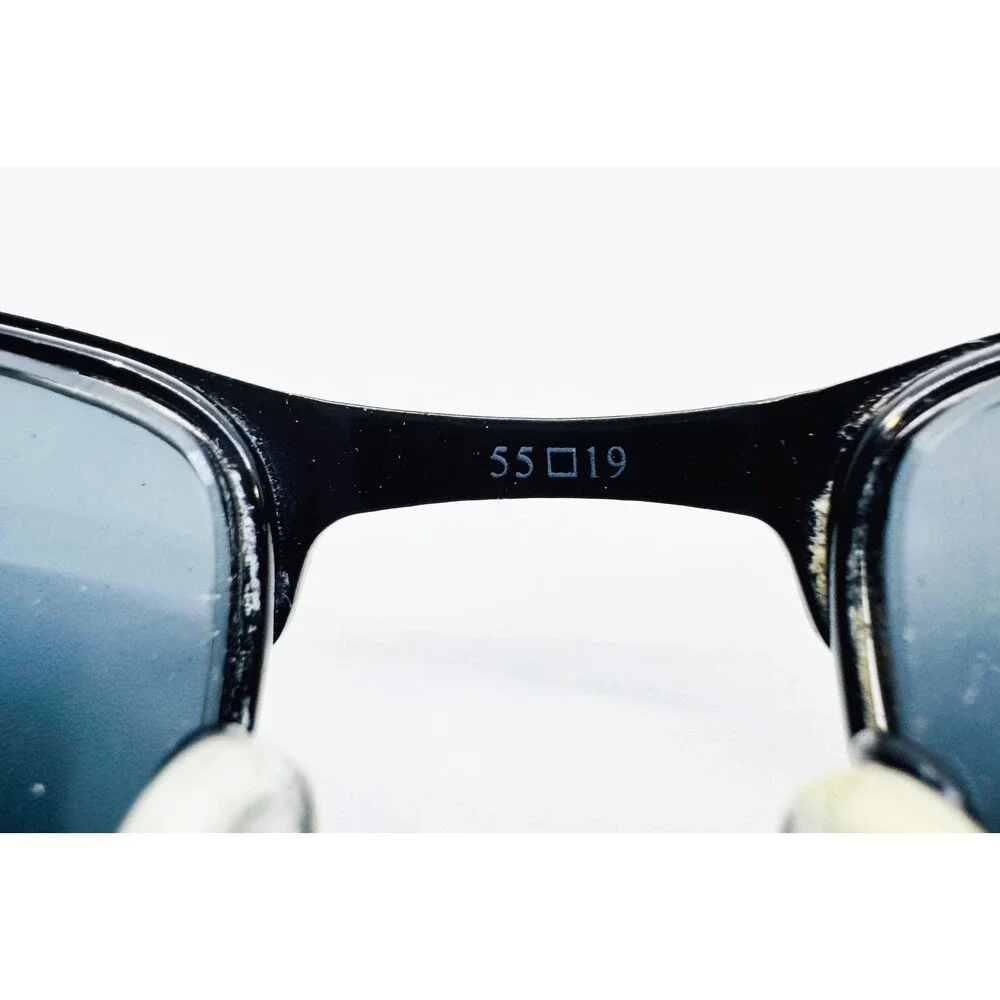 Marc Ecko Sunglasses Mens Black Tortoise Rectangle Semi-Rimless 55-19-145